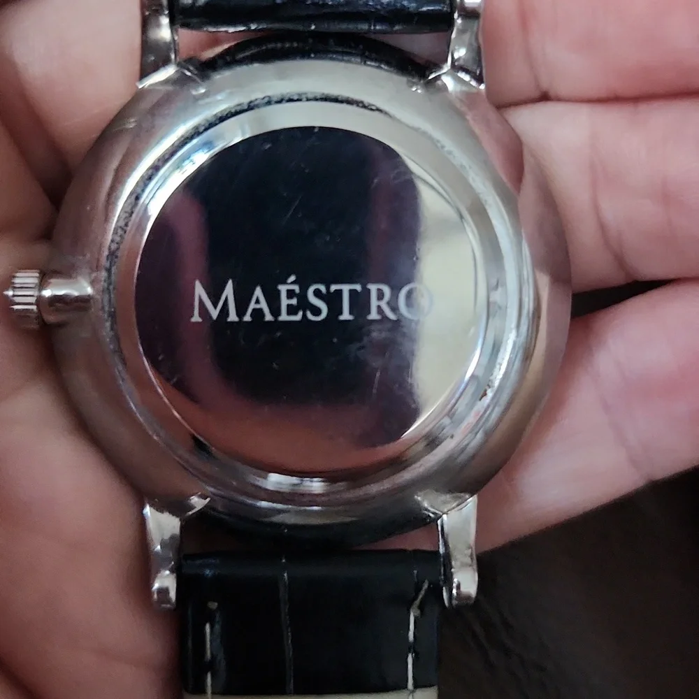 Maison‎ Maestro Black and White Watch